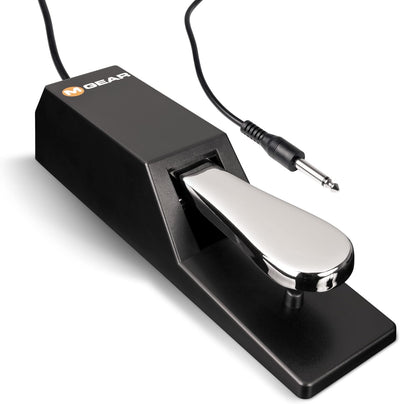 Roland RH-5 Kopfhörer, Schwarz, 33,8 x 28,5 x 10 cm & M-Audio SP-2 - Universal Sustain Pedal mit Pia