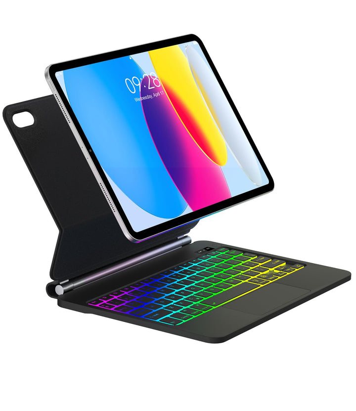 JADEMALL Magic Keyboard Hülle für iPad 11 Generation 2025 A16 11 Zoll,10 Generation 10,9 Zoll - Deut
