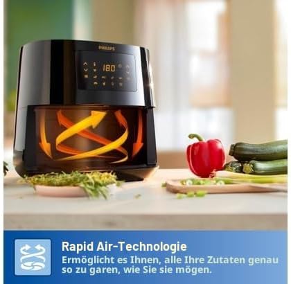 Friteuse Philips Essential Airfryer XL HD9280/70 2000 W Noir