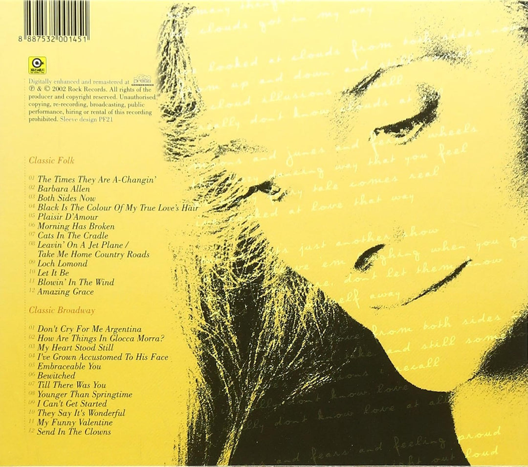 Both Sides Now, Audio-CD