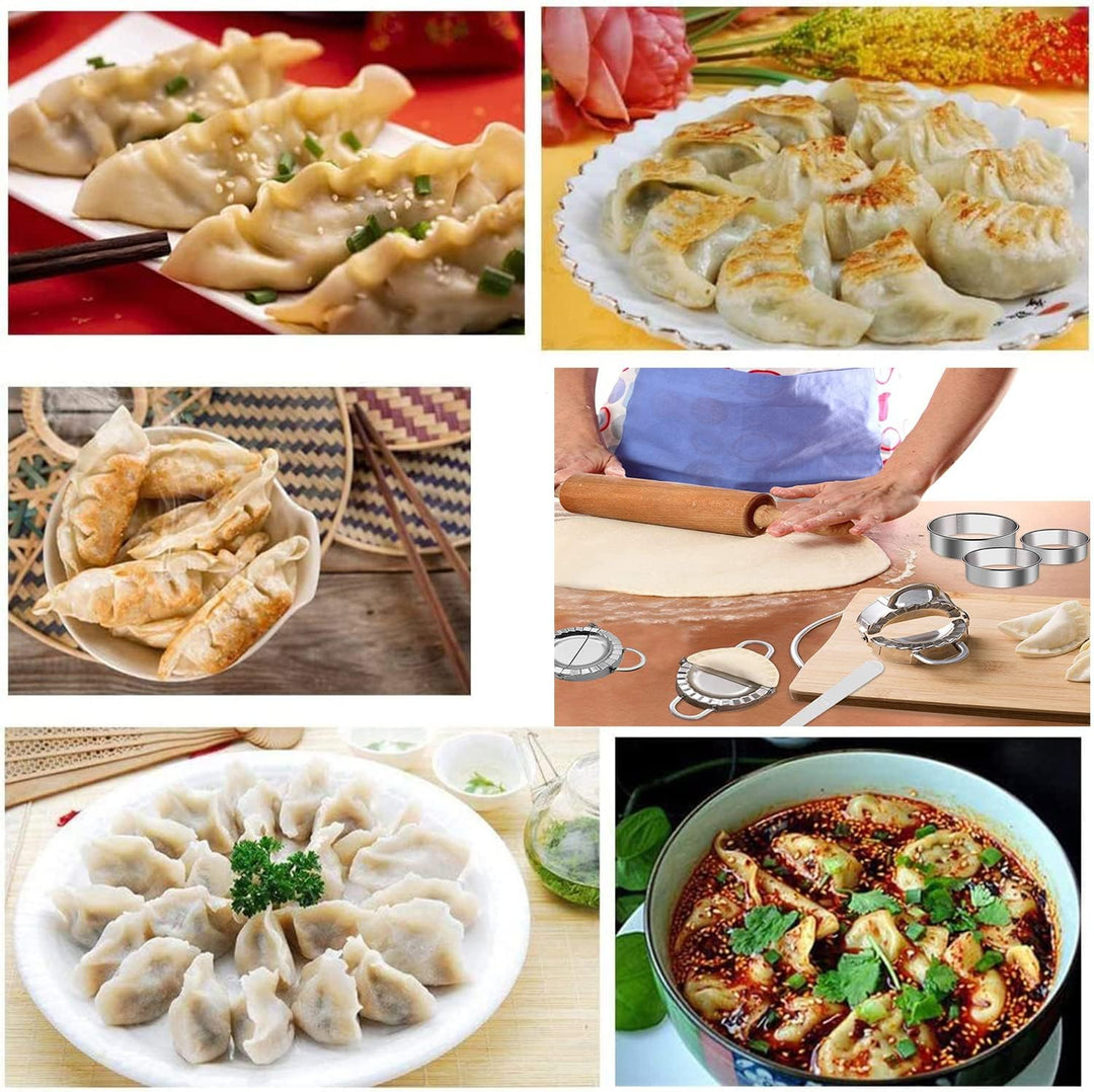 YITONGFU8Stück Edelstahl Ravioli Ausstecher Maultaschen Former, Klösse Former Ravioli Maker, Teigtas