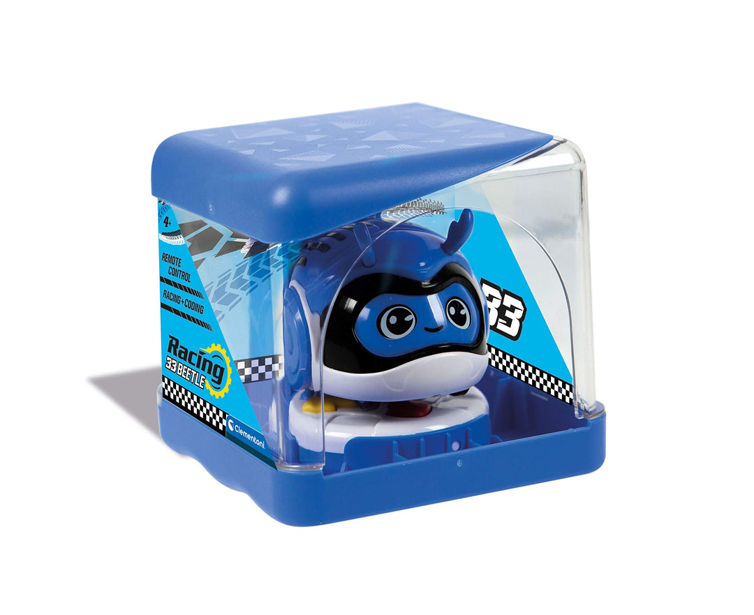 Clementoni 17413 Racing Bugs Scrabbleo Lernroboter, Ferngesteuerter Roboter für Kinder ab 4 Jahren,