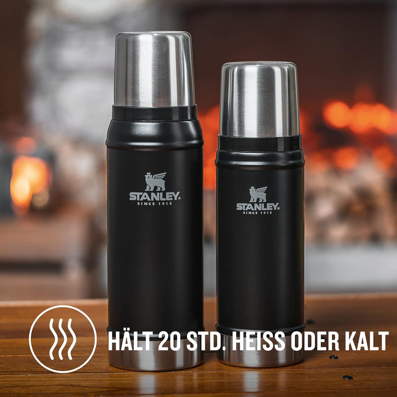 Stanley Classic Legendary Thermosflasche Edelstahl 750 ml - Thermos Hält 20 Stunden Heiss oder Kalt