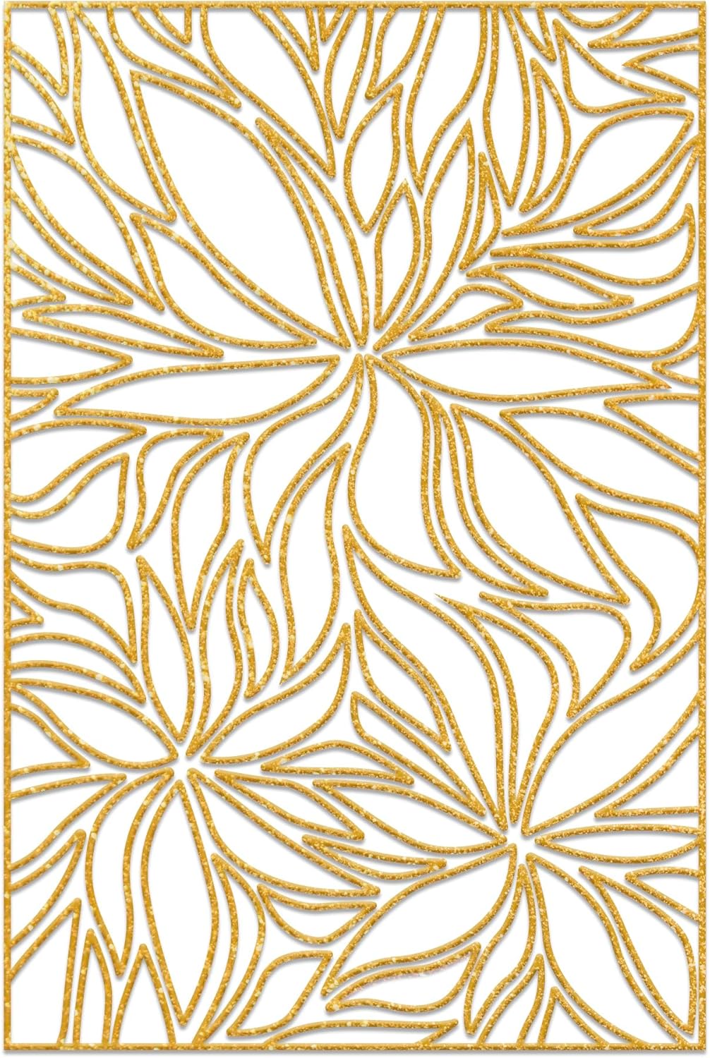DUS0943C - Kreativset mit 5 Seidenbildern zum Bemalen und Rahmen, Floral, 1 Set
