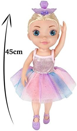 Bandai - Ballerina Dreamer-Grosse Tänzerin, 45 cm, Musik-Ballerine-Puppe mit Tanz, Tanz, HUN8731