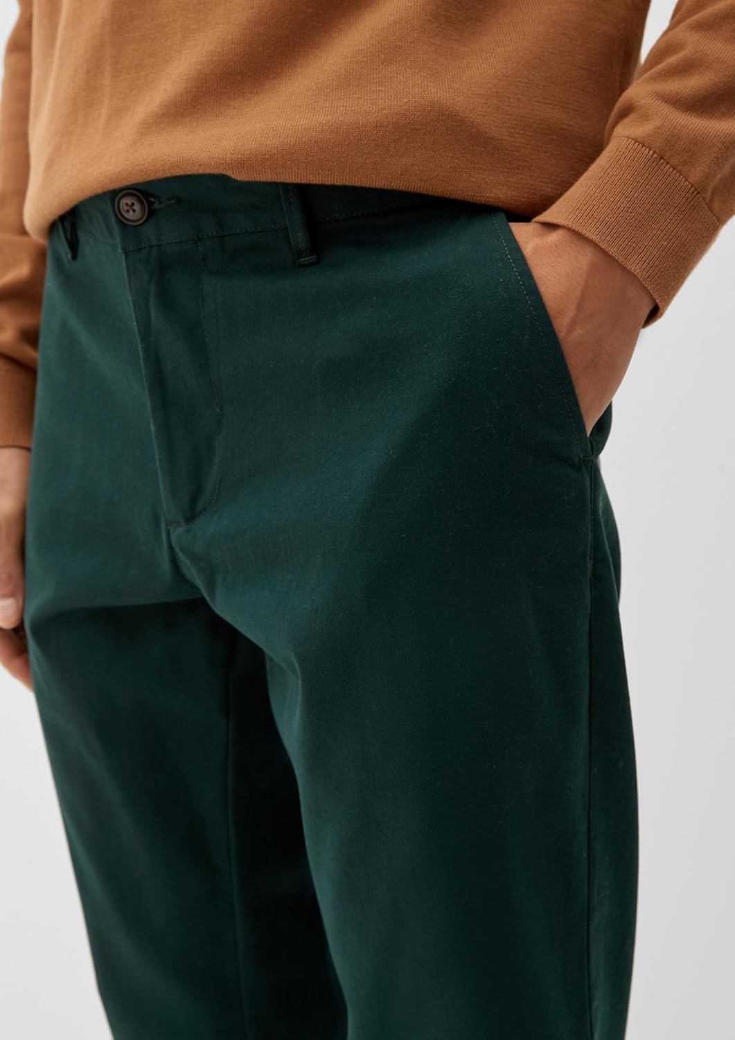 s.Oliver Regular: Chino mit Struktur 34W / 34L Grün, 34W / 34L Grün