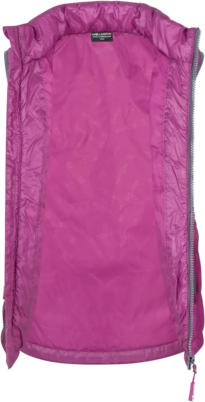 Trollkids Kids Trondheim Vest 92 fresh berry/graphite, 92 fresh berry/graphite