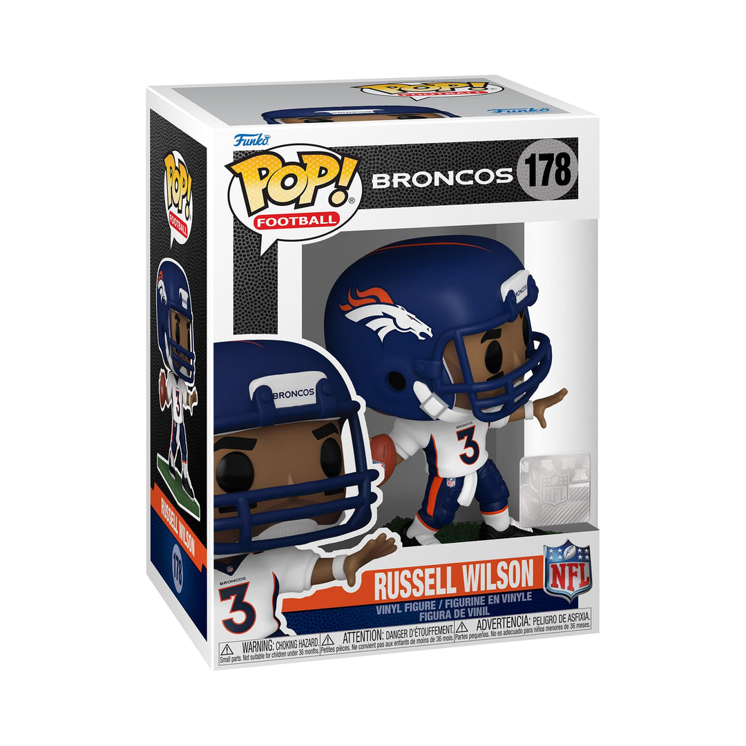 Funko Pop! NFL: Broncos - Russell Wilson - Vinyl-Sammelfigur - Geschenkidee - Offizielle Handelsware