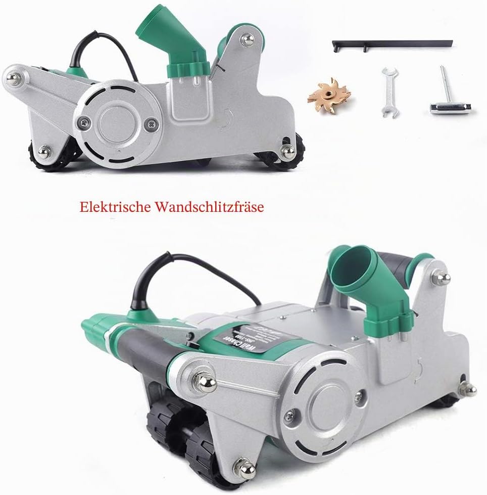 Wandschlitzmaschine GrüN MauernutfräSe SchlitzfräSe, MauerfräSe Zerspanungstiefe