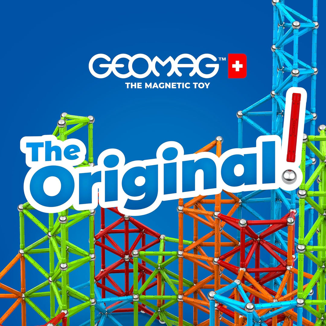 Geomag 126 - Magicube Free Building 16 Magnetwürfel für Konstruktionen, Baukasten Lernspielzeug 16 C