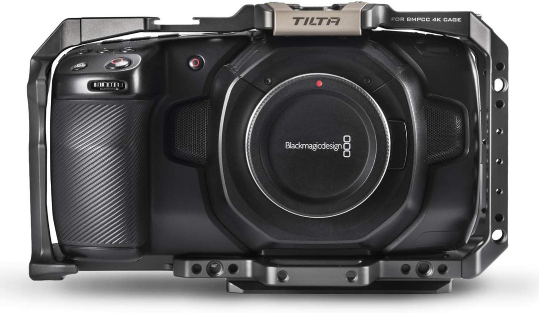 (Tilta Gray) TILTA TA-T01-FCC Full Cage BMPCC 4K / 6K Käfig Kompatibel mit Blackmagic Pocket Cinema