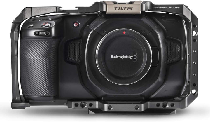 (Tilta Gray) TILTA TA-T01-FCC Full Cage BMPCC 4K / 6K Käfig Kompatibel mit Blackmagic Pocket Cinema