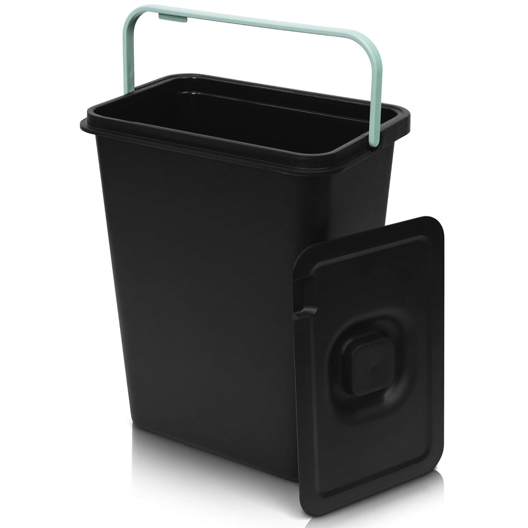 YourCasa® Mülleimer 4 Fächer [40L] im exklusiven Design Mülltrennsystem - Mülleimer Küche mit Deckel