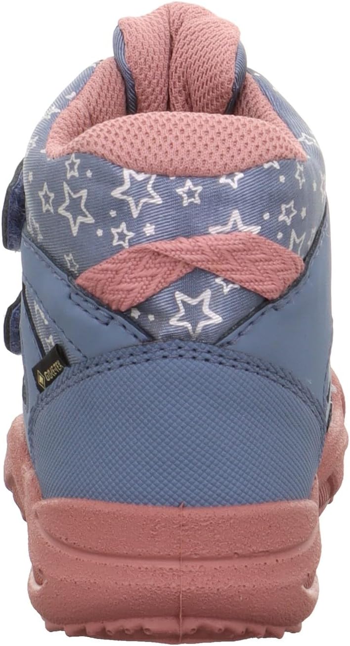Superfit Mädchen Glacier Schneestiefel, Blau Rosa 8010