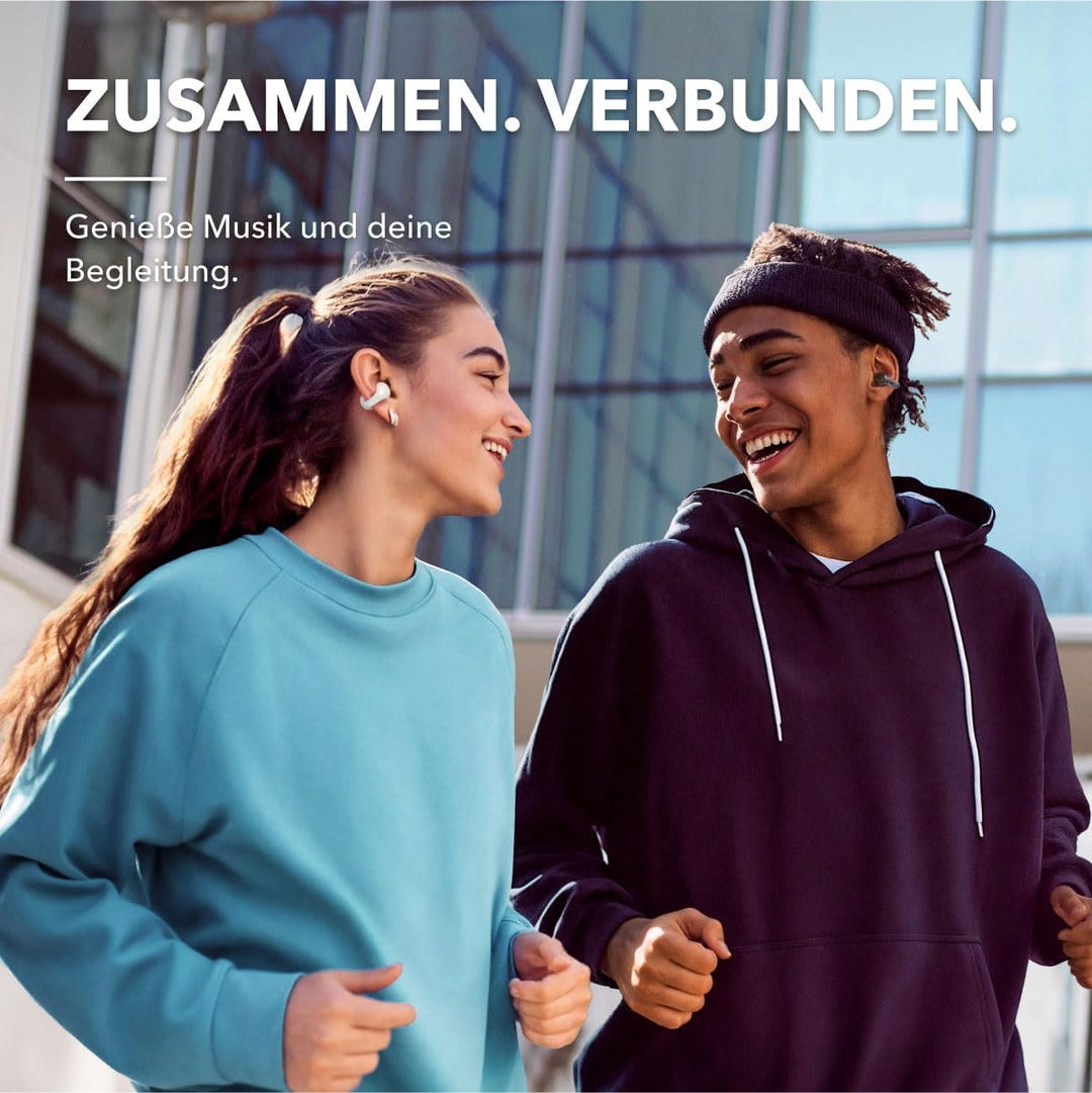 soundcore C30i by Anker, Open-Ear Earbuds, Clip On Kopfhörer, Leichtes Design, Stabiler Halt, Abnehm