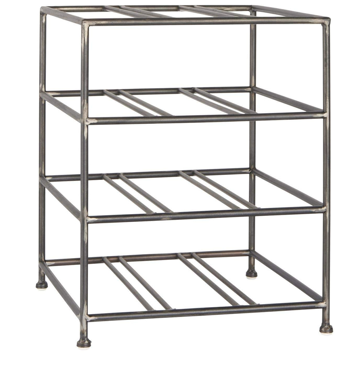 IB Laursen - Weinregal für 9 Flaschen - Eisen - Masse (LxBxH): 27,5 x 27,5 x 34 cm