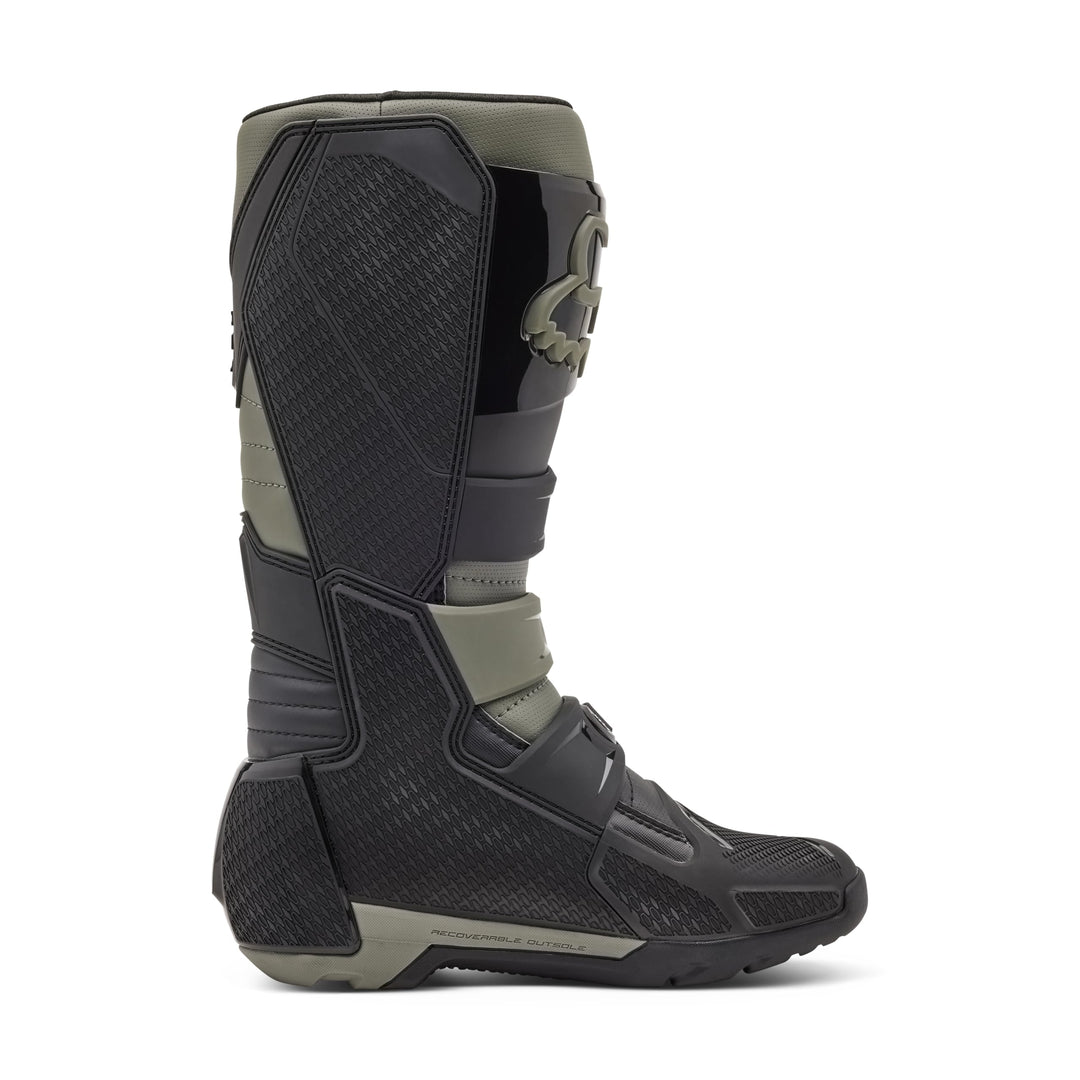 Fox Racing Unisex Comp X Motocross-stiefelStiefel 45 EU Grau Schwarz, 45 EU Grau Schwarz