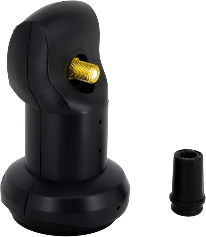 PremiumX Camping Sat Anlage 45cm Antenne Single LNB 10m Koaxialkabel 2X F-Stecker Camping Wohnwagen