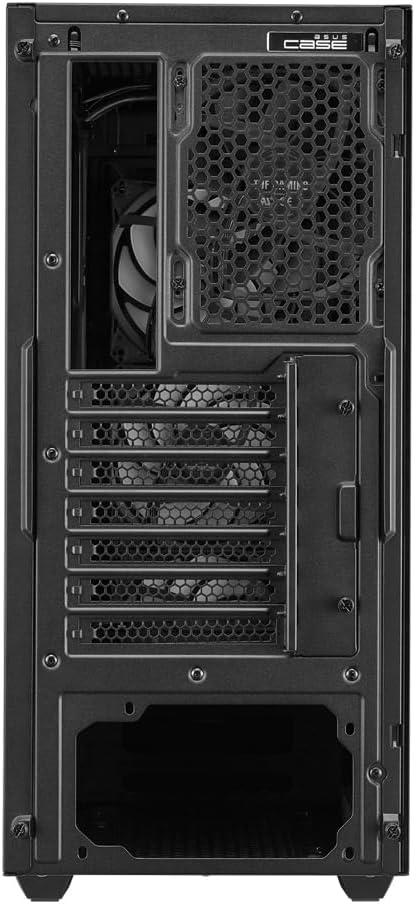 ASUS TUF Gaming GT301 kompaktes PC Gehäuse (Mid-Tower, Seitenwand aus Glas, 120mm Aura-RGB-Lüfter, A