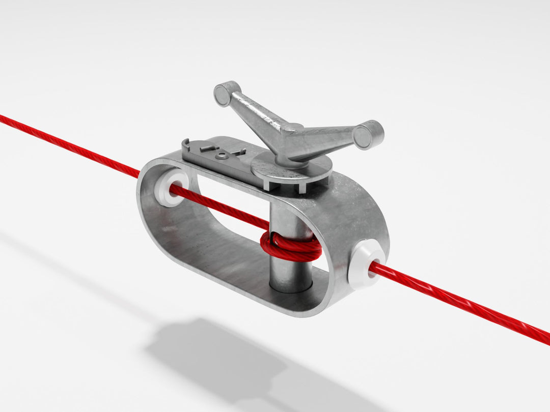 Drahtseil Spanner mit Stahlseil ummantelt 2mm (31m) | Strong-Hold Drahtseilspanner für Pool Abdeckpl