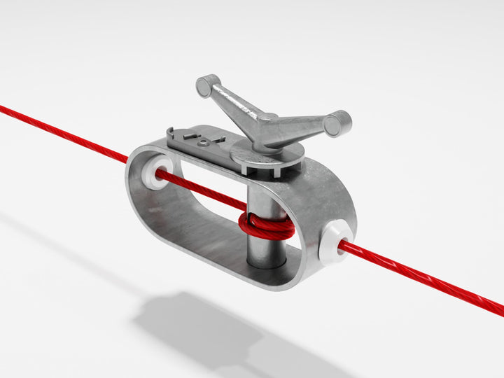 Drahtseil Spanner mit Stahlseil ummantelt 2mm (31m) | Strong-Hold Drahtseilspanner für Pool Abdeckpl