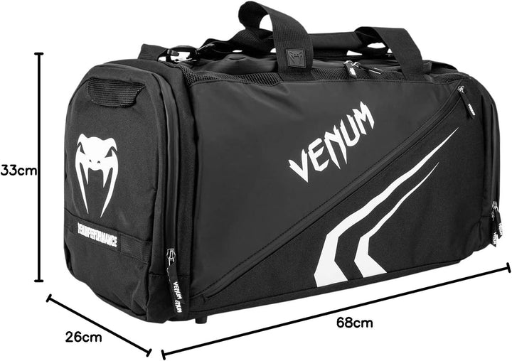 Venum, Trainer Lite Evo Sporttaschen, Unisex Erwachsene, Einheitsgrösse L Schwarz/Weiss, Einheitsgrö