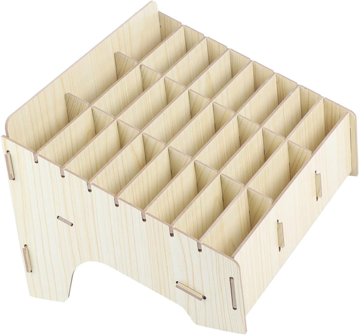 Handy Aufbewahrungsbox, Bambus Ladestation Desktop aus Holz Handy Verwaltungs Telefon Desktop Handyh