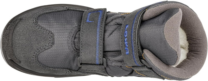 LOWA Stiefel mittel Milo GTX MID 25 EU Anthrazit Blau, 25 EU Anthrazit Blau