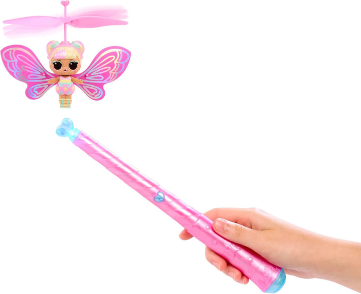 L.O.L. Surprise! Magic Flyers Fairies Tots - Flower Child - Enthält 1 Puppe und 1 Zauberstab, in Ein