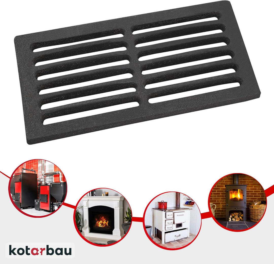 KOTARBAU Kaminrost 30,7 x 15 cm Kaminofen Ascherost Tafelrost Rost Ofengitter Kamin Ersatzteile Zube