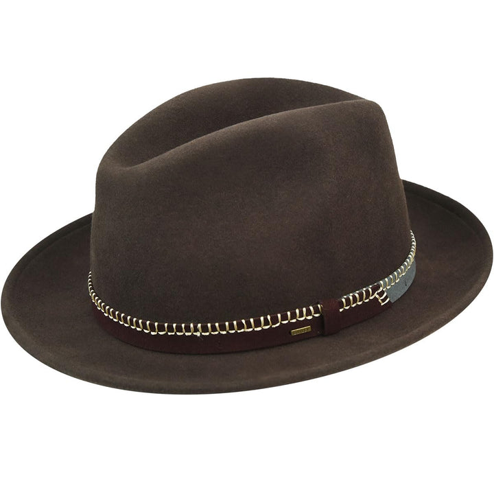 Bailey 1922 Acker Fedora Litefelt Hut Wollhut Wollfilzhut Regenhut Outdoorhut Damen/Herren - Made in