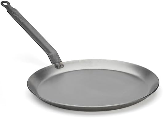 De Buyer - Crêpe-Pfanne CARBONE PLUS aus schwerem Eisenstahl - 26 cm Durchmesser - 5120.26, 26 cm Du
