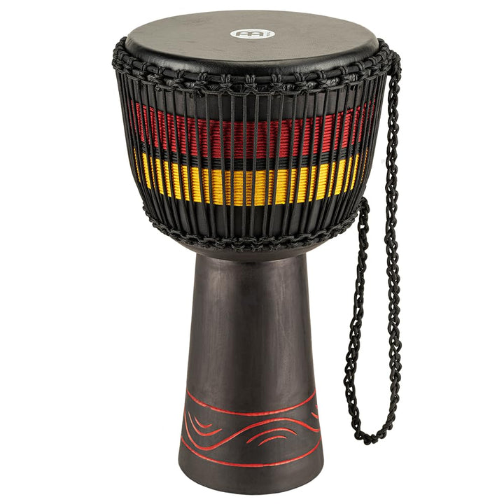 Meinl Percussion 33cm African Style Rope Tuned Wood Djembe Trommel - mit Ziegenfell - Musikinstrumen