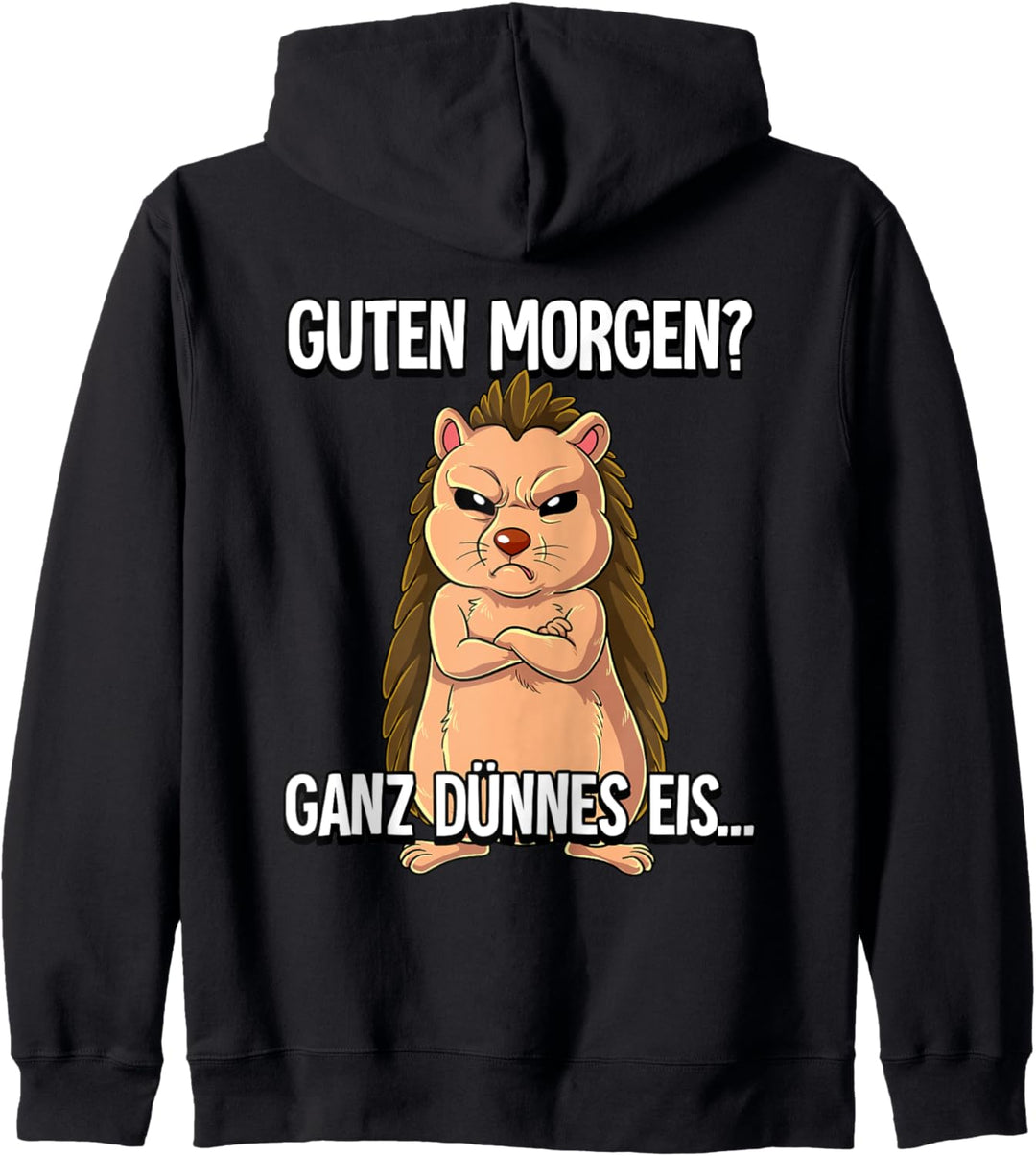 Guten Morgen Ganz Dünnes Eis Igel Kapuzenjacke