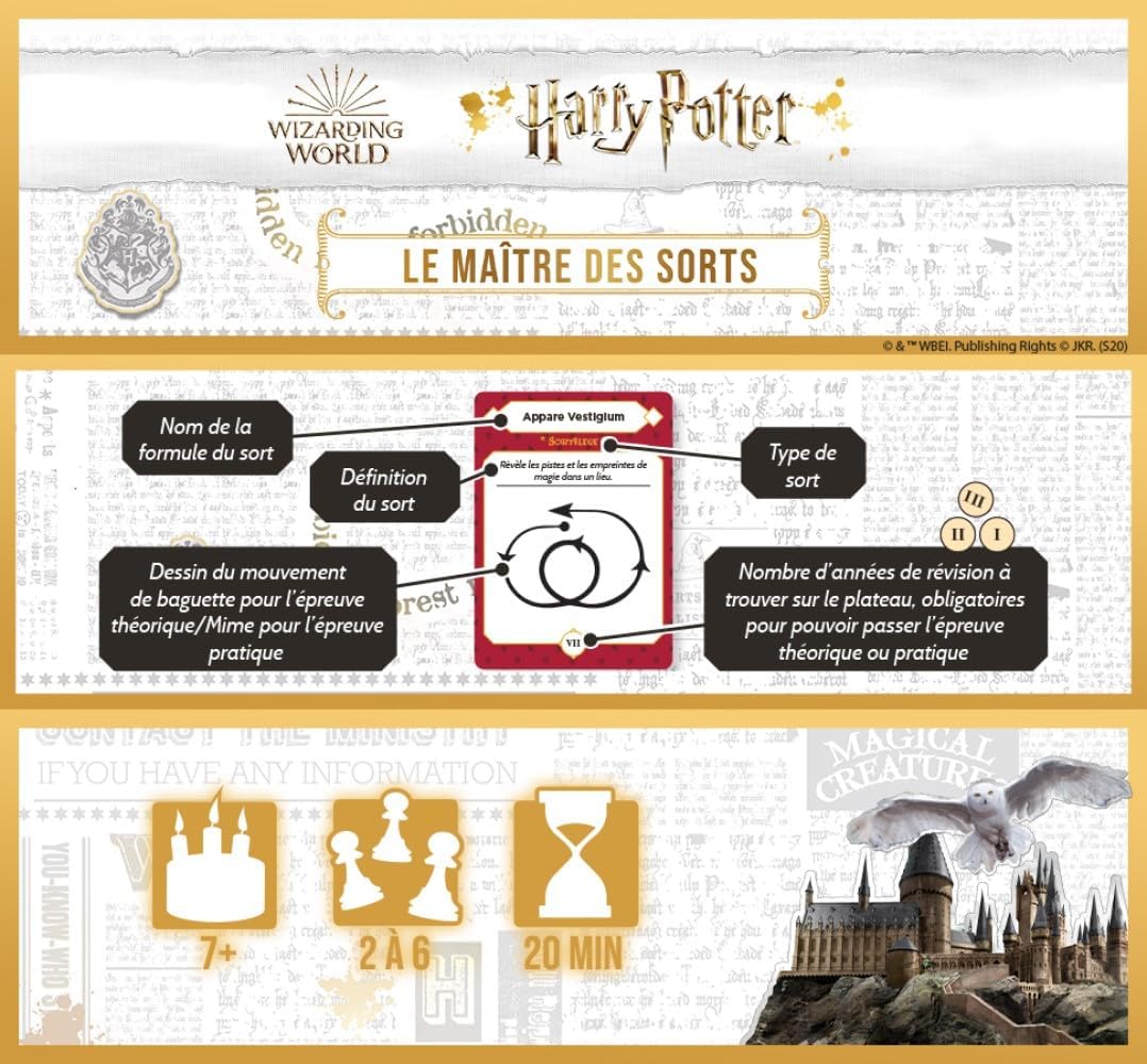 Topi Games - Harry Potter – Der Zaubermeister – Gesellschaftsspiel – Kartenspiel – Familie – ab 7 Ja