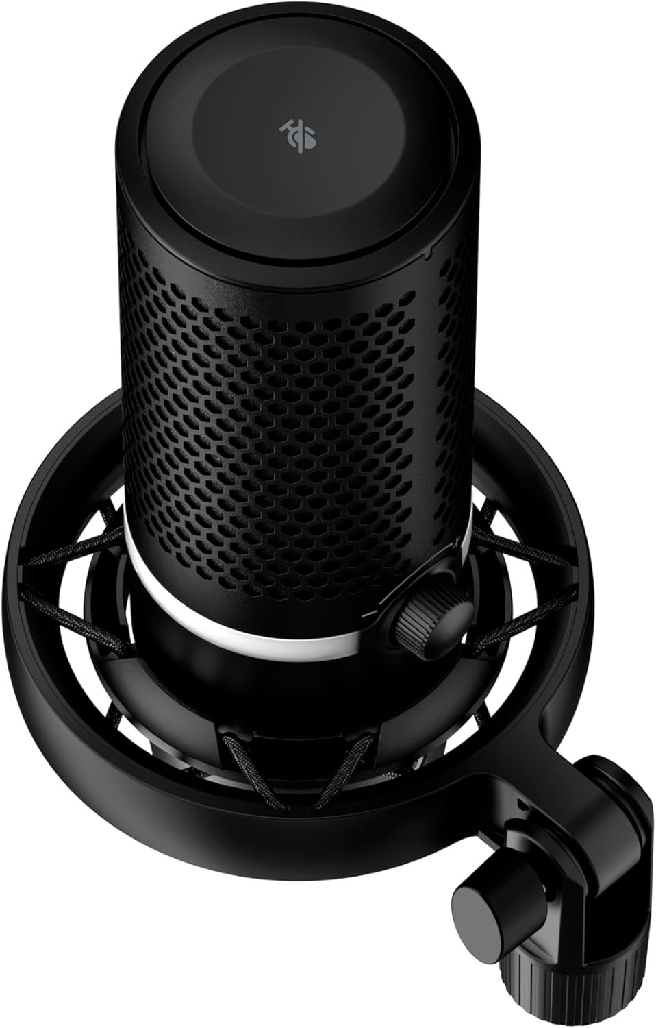 HyperX DuoCast - USB-Kondensatormikrofon - RGB-Beleuchtung, Integrierter Pop-Filter, Flache Mikrofon