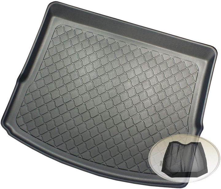 Z3291047 Gummierte Kofferraumwanne fahrzeugspezifisch + Klett-Organizer (Laderaumwanne, Kofferraumma