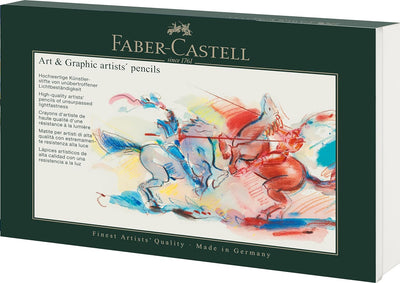 Faber-Castell 210008 - Art & Graphic Set, 36-teilig, mit Polychromos Buntstifte, Bleistifte Graphite