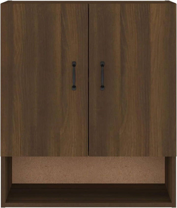 Gecheer Wandschrank H?ngeschrank Mit 2 Türen und 1 offenes Fach Küchenschrank Wandh?ngeschrank Badsc