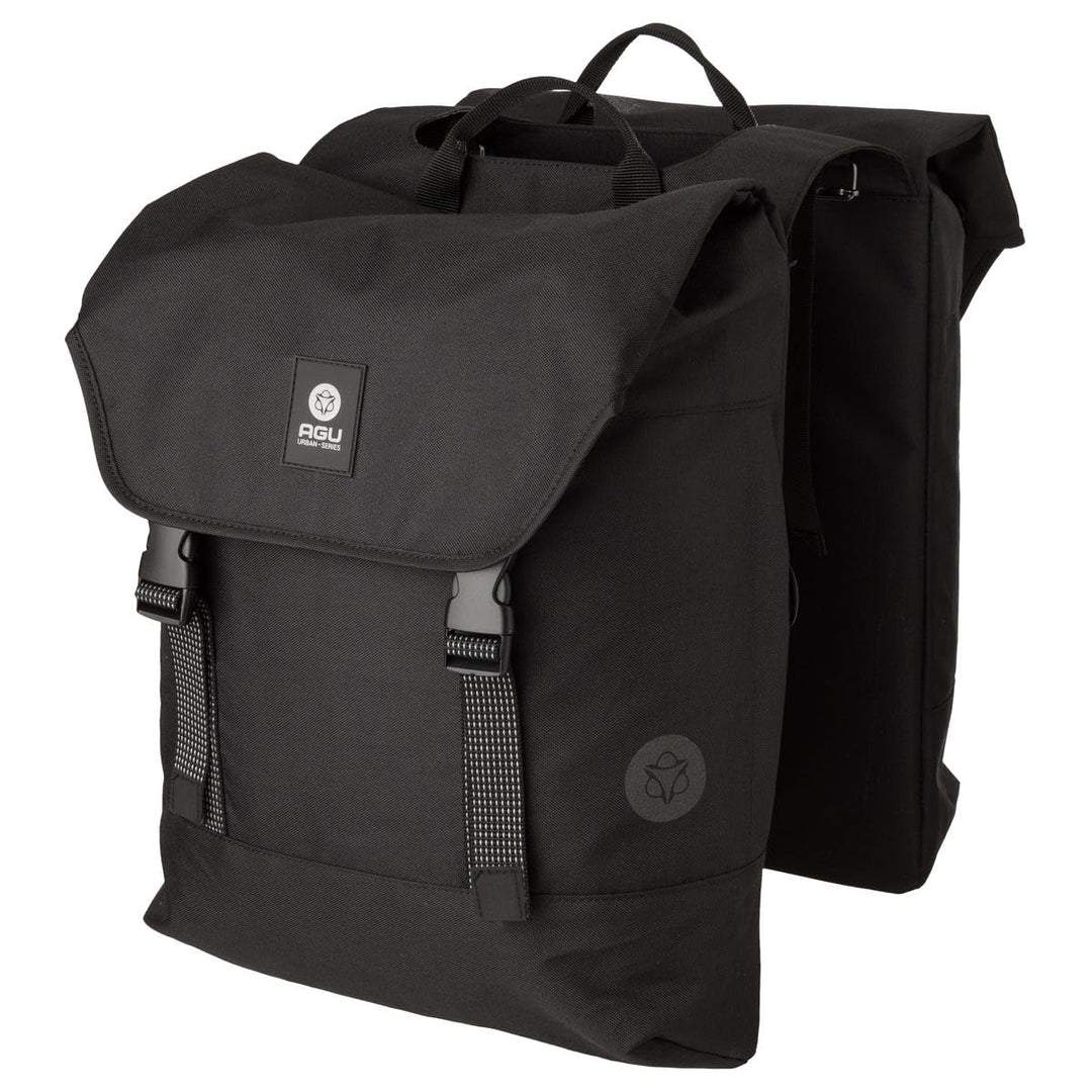 AGU Essentials DWR Urban Doppelte Fahrradtasche für Gepäckträger, 36L Gepäckträgertasche Fahrrad, Wa