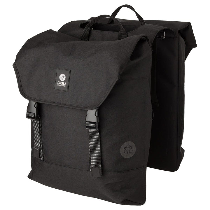 AGU Essentials DWR Urban Doppelte Fahrradtasche für Gepäckträger, 36L Gepäckträgertasche Fahrrad, Wa