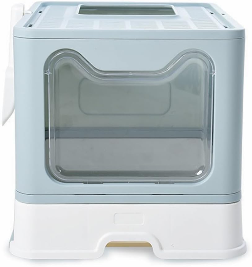 Vollständig Geschlossene Katzentoilette mit Deckel Schubladentyp Desodorierende Cat Litter Box Gross