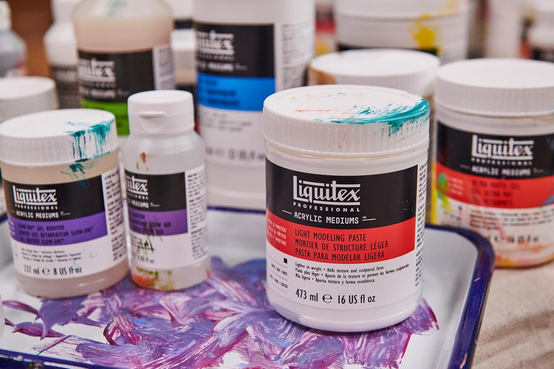 Liquitex 6832 Professional leichte Modellierpaste - Strukturgel, leichte elastische Struktur-Paste v