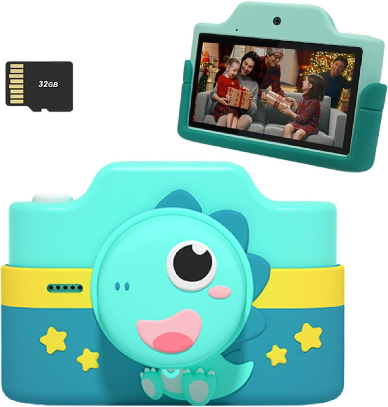Kinderkamera, 3.0 Zoll Touchscreen Kinder kamera, 48MP 1080P Digitalkamera Kinder, WIFI & USB fotoap