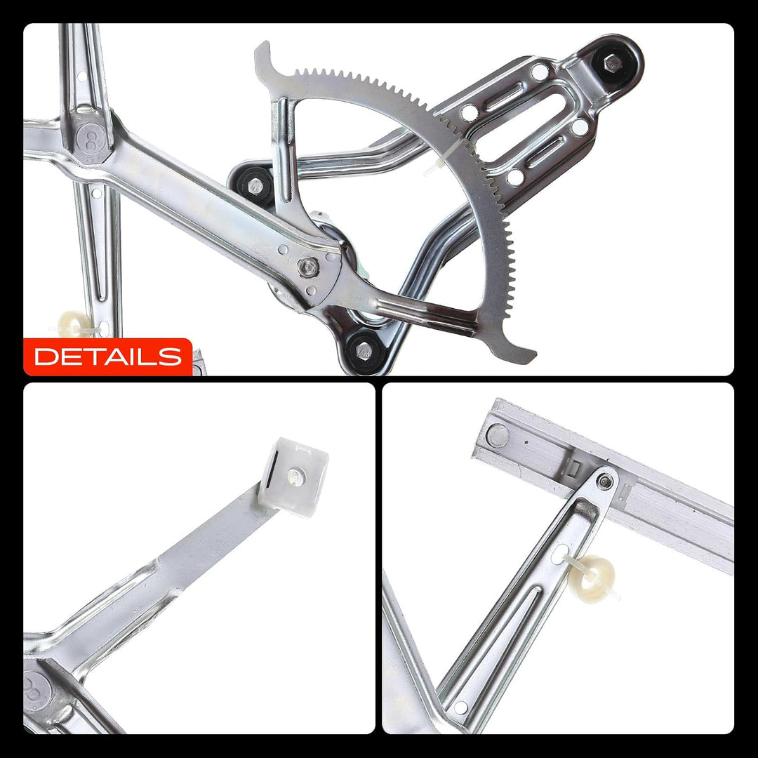 Frankberg 2x Fensterheber Vorne Links Rechts 1247200446 | Kompatibel mit 124 Stufenheck W124, 124 T-