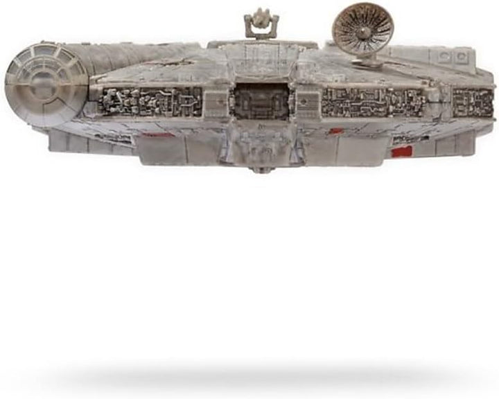 Star Wars Micro Galaxy Squadron SWJ0022 - Millennium Falcon, offizielles 22,5 cm Fahrzeug mit Licht,