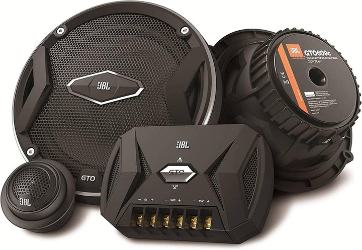 JBL GTO609C - 2-Wege Komponent Auto Lautsprecher Set von Harman Kardon - 270 Watt KFZ Car Hifi Autol