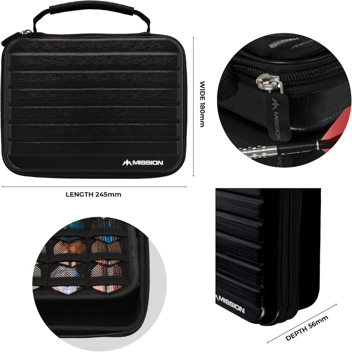 Mission ABS-4 Case Black Schwarz, Schwarz