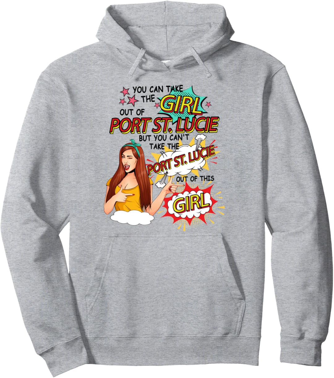 Girl From Port St. Lucie - Comic-Stil - Port St. Lucie Girl Pullover Hoodie