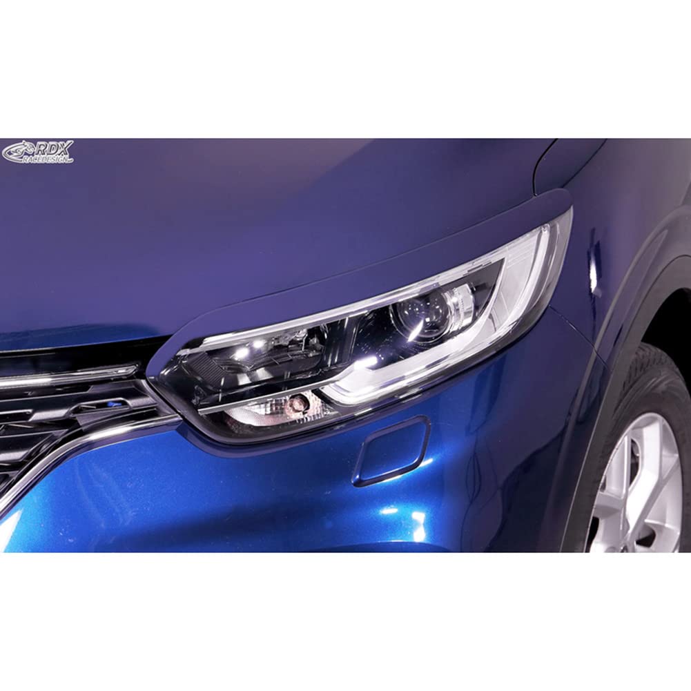 Scheinwerferblenden kompatibel mit Renault Kadjar 2015-2022 (ABS)
